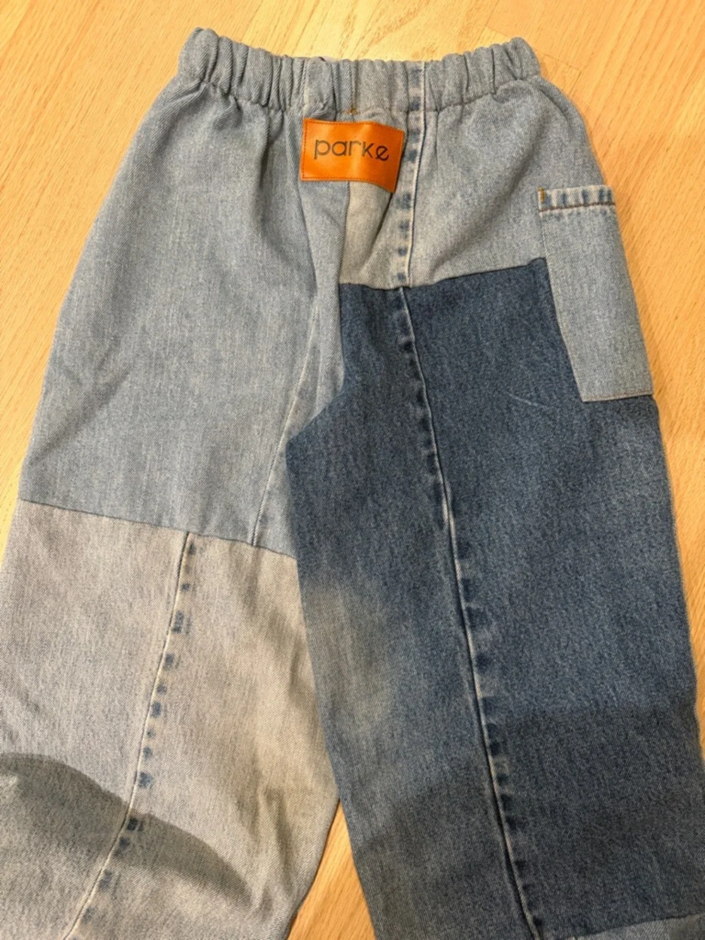 Parke Patchwork Drawstring Jeans - Picture 6 of 6